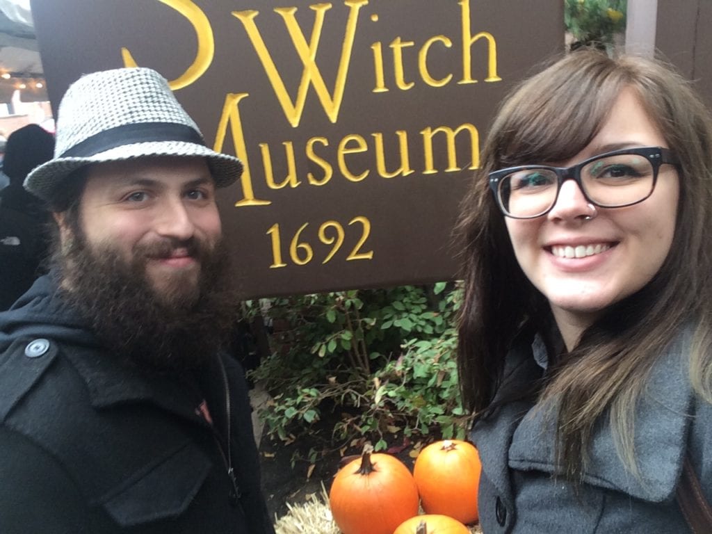 Tim & I at the Witch Museum