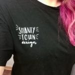 Shanty Town Design T shirt