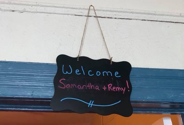 Welcome samantha and remy