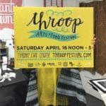 Throop Arts and food festival poster