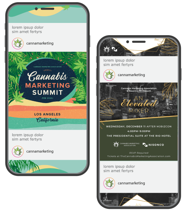 Cannabis Mobile Mockups